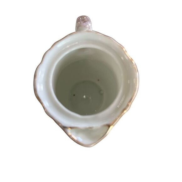 Vintage Cloud Creamer Gold Blue White 535 Mark 4 Inch Unique Collectors Piece - Picture 6 of 13